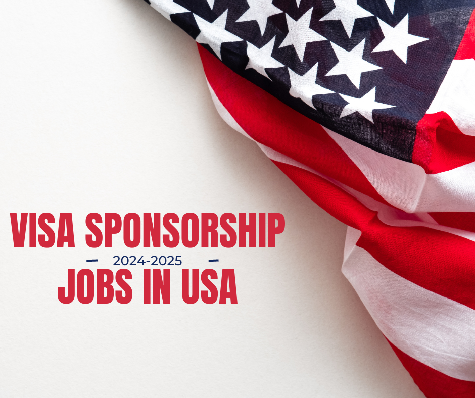 visa sponsorship jobs in USA