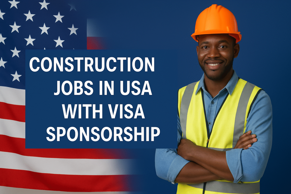Construction Jobs In USA With Visa Sponsorship